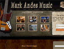 Tablet Screenshot of markandesmusic.com